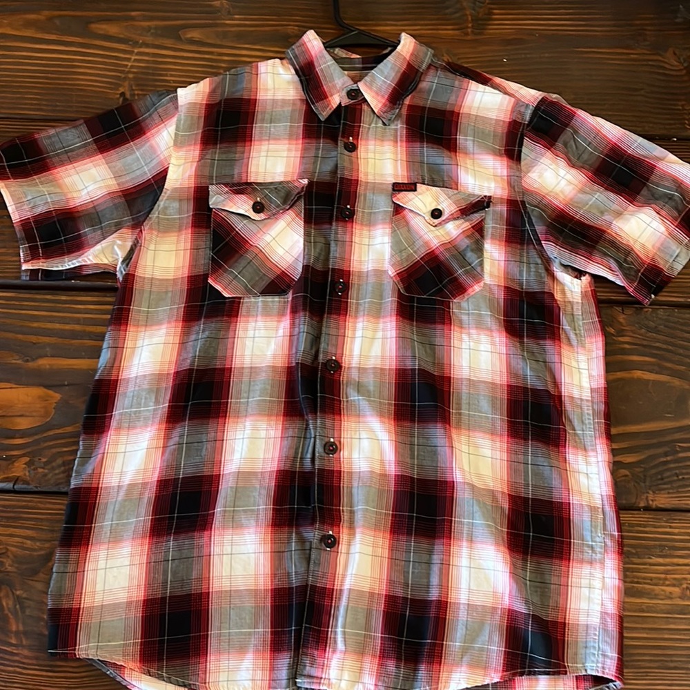 Dixxon flannel company bamboo button up. Size L